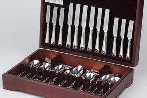 Bild von Arthur Price of England Dubarry Sovereign Stainless Steel 44 Piece Canteen FREE Six Tea Spoons