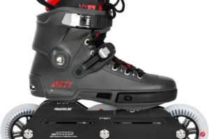 Bild von Powerslide Next Charcoal 110 Freeskates (Charcoal)  – Grey;Black;White – Size: 9.5-10 EU