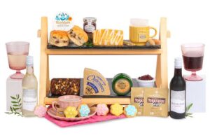 Bild von Prestige Hampers Birthday Afternoon Tea Gift – Afternoon Tea Gift – Christmas Gift – Afternoon Tea Hampers – Festive Hampers – Family Hamper Christmas – Afternoon Tea Christmas Gift
